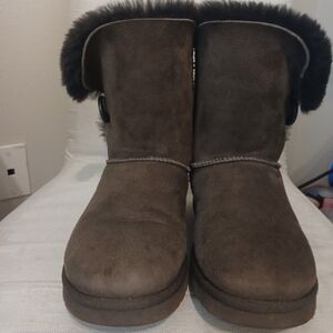 UGG Black Fur-Lined Boots